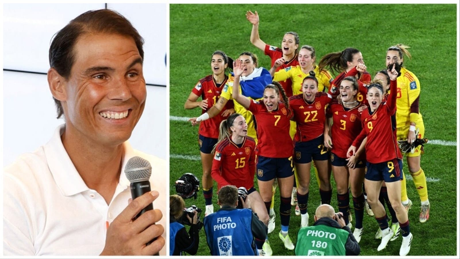 Rafael Nadal's blockbuster reaction after Spain register historic win over England in Women's World Cup final